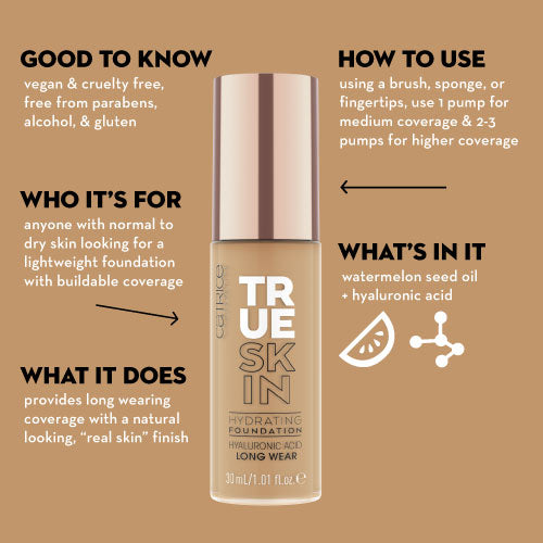 Catrice Cosmetics True Skin Hydrating Foundation with Hyaluronic